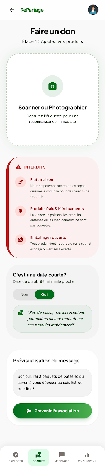 Interface app